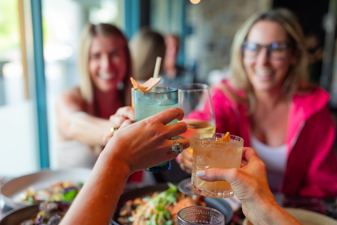 Photo by Negley Stockman Women Dinning